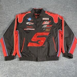 Snap On Tools Dale Earnhardt Ganassi Penske Racing Black Red Tools Jacket Mens L